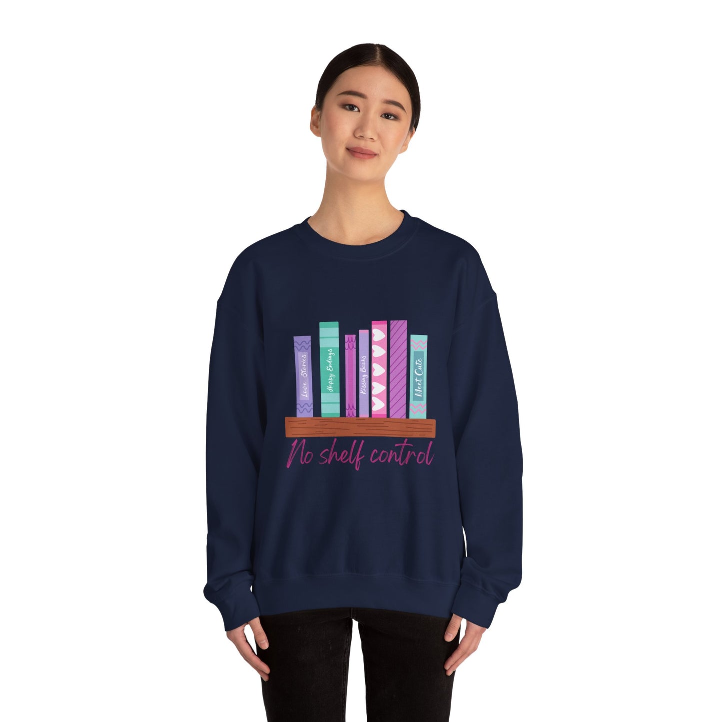 No Shelf Control Unisex Heavy Blend™ Crewneck Sweatshirt