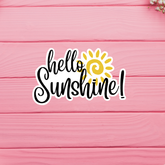 Hello Sunshine (Glitter)