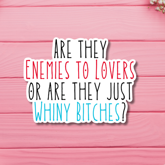 Are They Enemies to Lovers of Are They Just Whiny Bitches?