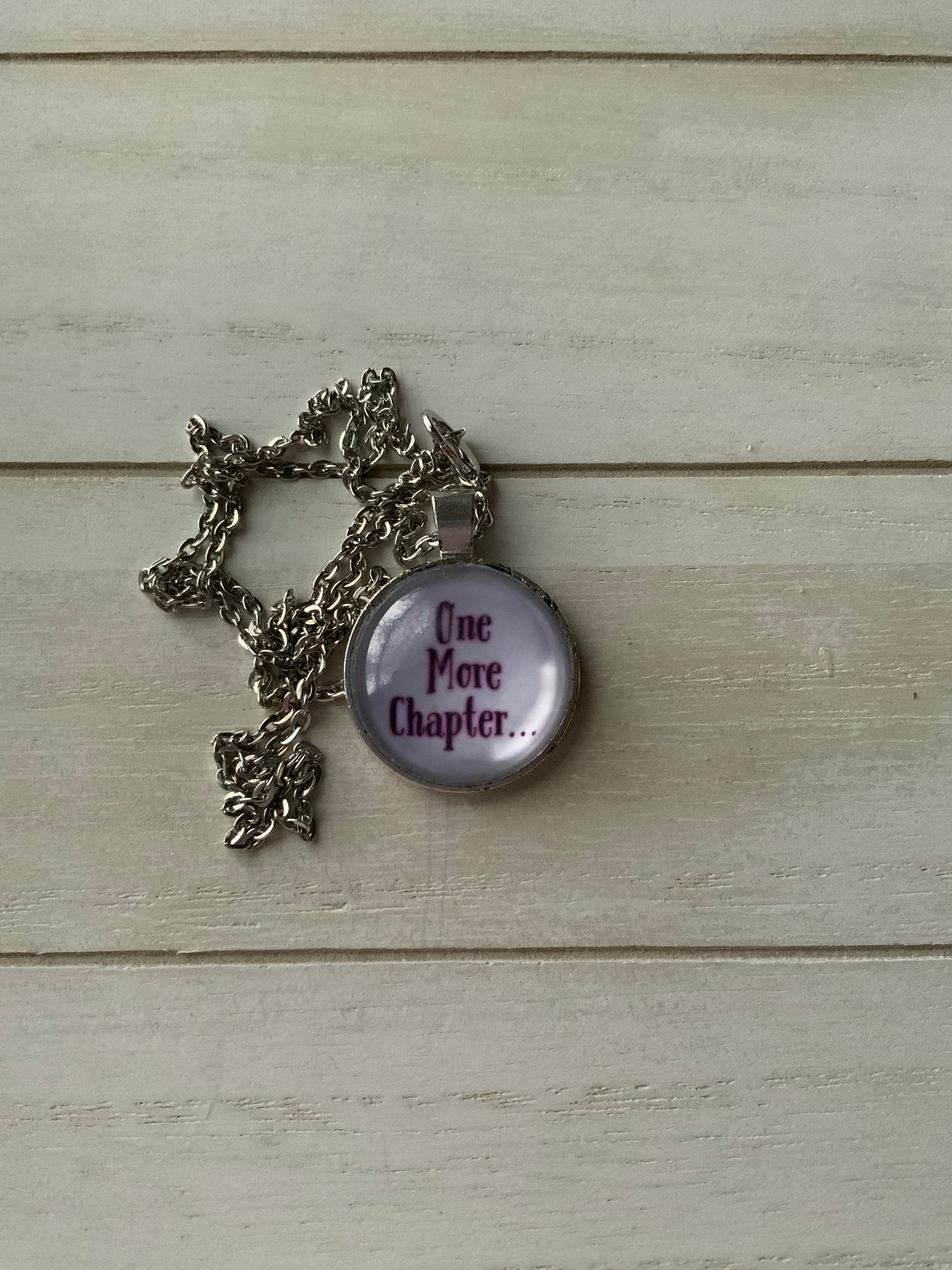 One More Chapter Pendant Necklace