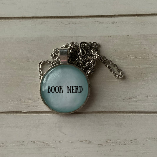 Book Nerd Pendant Necklace