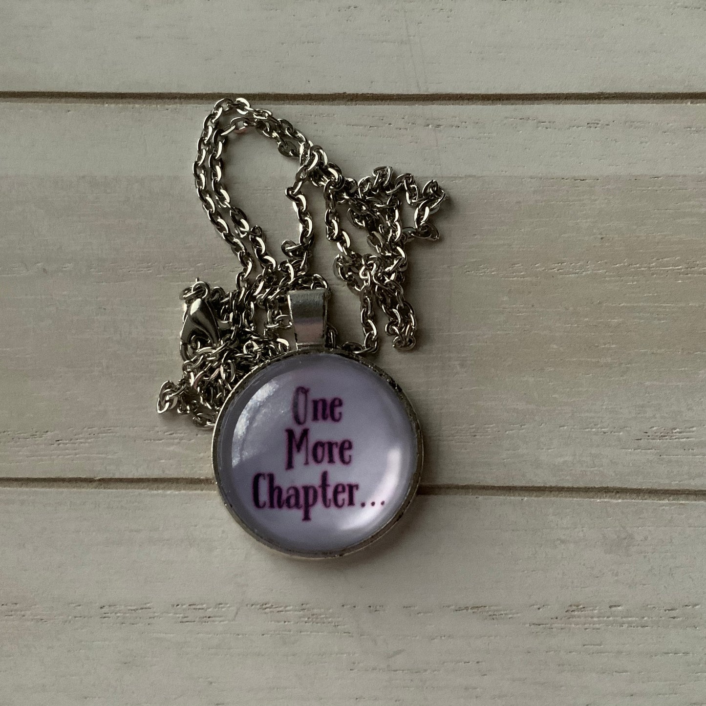 One More Chapter Pendant Necklace