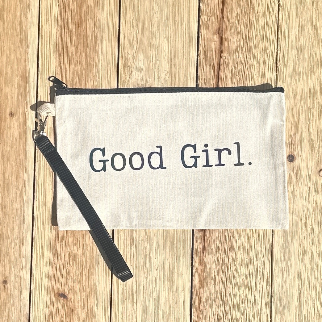 Good Girl Canvas Pouch