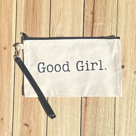 Good Girl Canvas Pouch