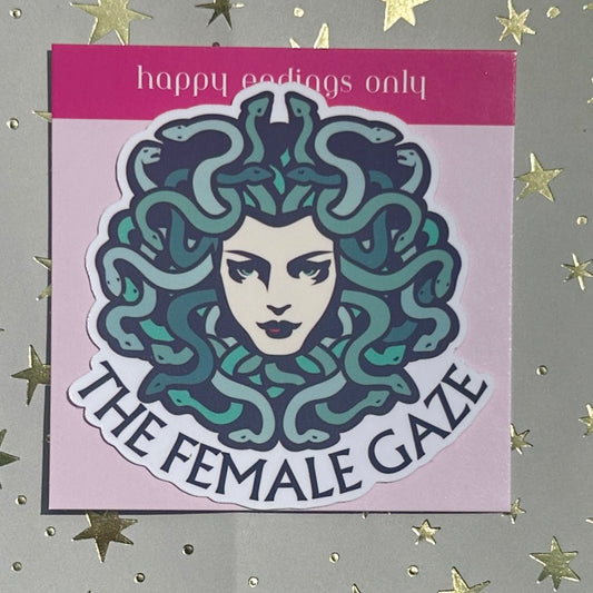 Medusa The Female Gaze Vinyl Sticker