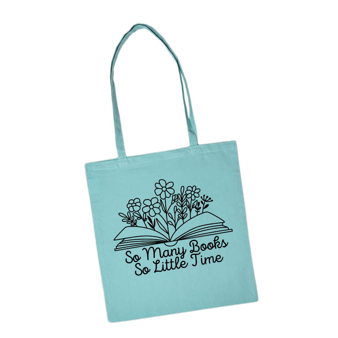 So Many Books So Little Time Cotton Tote